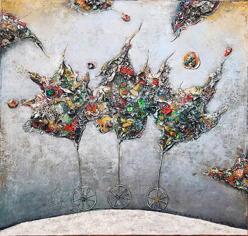 Rising Life IV van Gor Avetisyan, Schilderij te koop op Singulart