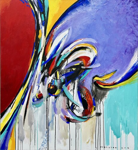 Impression of Sunset  IV van Gor Avetisyan, Schilderij te koop op Singulart