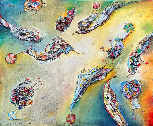 Rising Life VI van Gor Avetisyan, Schilderij te koop op Singulart