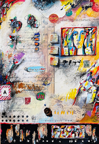 A Visual Journey Through History VI van Gor Avetisyan, Schilderij te koop op Singulart