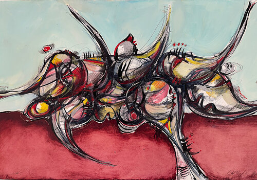 The Role of Emotions in Creativity I van Gor Avetisyan, Werk op papier te koop op Singulart