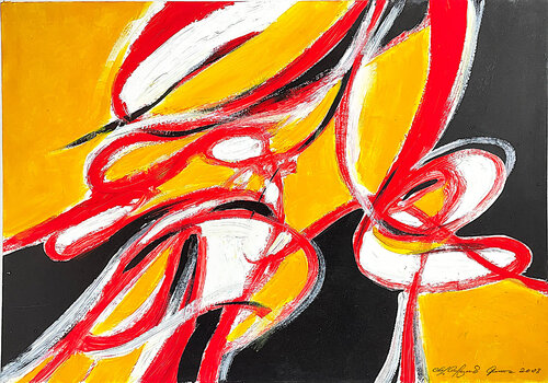The Beauty of Abstraction II van Gor Avetisyan, Schilderij te koop op Singulart