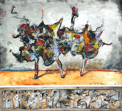 Imaginative Composition di Gor Avetisyan, Pittura in vendita su Singulart