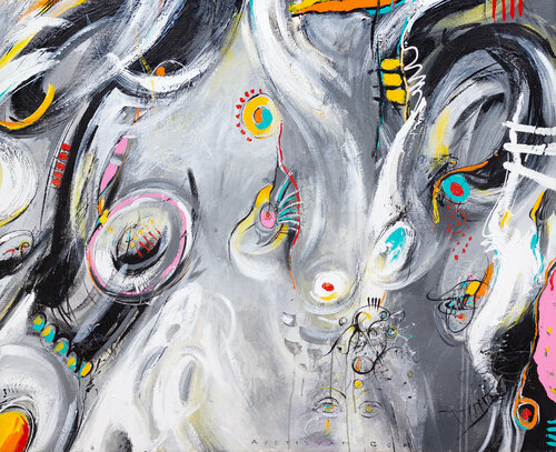 Action with Sentiment par Gor Avetisyan, Peinture en vente sur Singulart