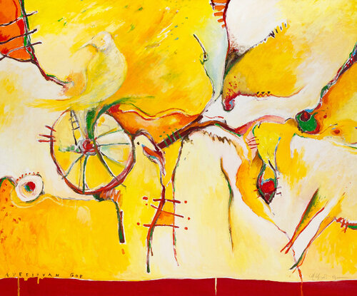 Secret of Intimate Dance I par Gor Avetisyan, Peinture en vente sur Singulart