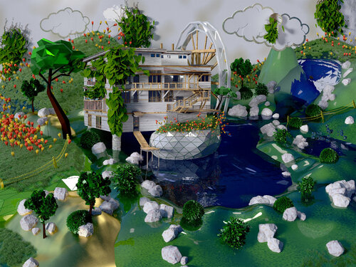 Untitled (Grist Mill) by Jessye McDowell, Digital for Sale on Singulart