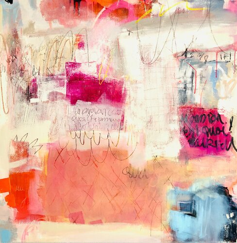 "Burning with Passion" van Manaz Raiszadeh, Schilderij te koop op Singulart