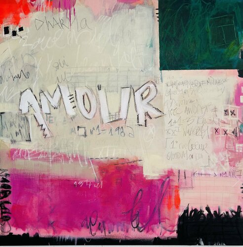 "Dharma Amour" van Manaz Raiszadeh, Schilderij te koop op Singulart