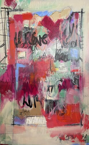 "Destin de Rêve" van Manaz Raiszadeh, Schilderij te koop op Singulart