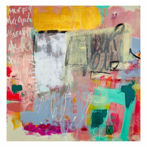 "Grungy Promenade" van Manaz Raiszadeh, Schilderij te koop op Singulart