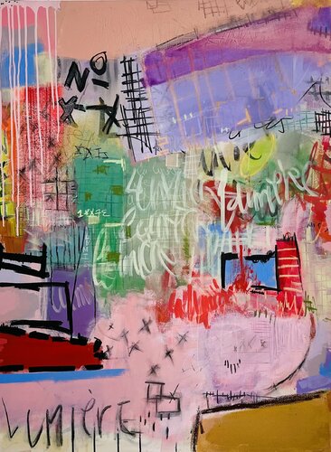 Bring Me La Lumière van Manaz Raiszadeh, Schilderij te koop op Singulart
