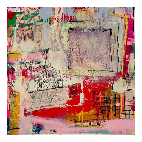 "Chez Moi - Chez Toi" di Manaz Raiszadeh, Pittura in vendita su Singulart