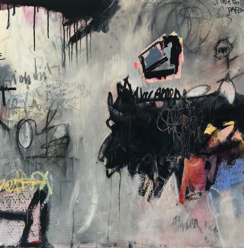 "You've So Distracted Me" van Manaz Raiszadeh, Schilderij te koop op Singulart