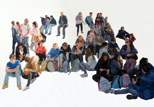 La fuente del Amor von Jesús Manuel Moreno, Malerei kaufen auf Singulart