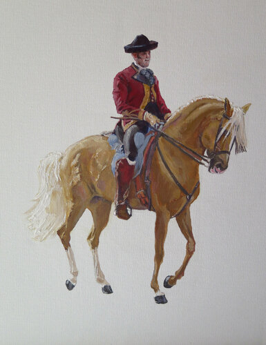 Jinete español par Jesús Manuel Moreno, Peinture en vente sur Singulart