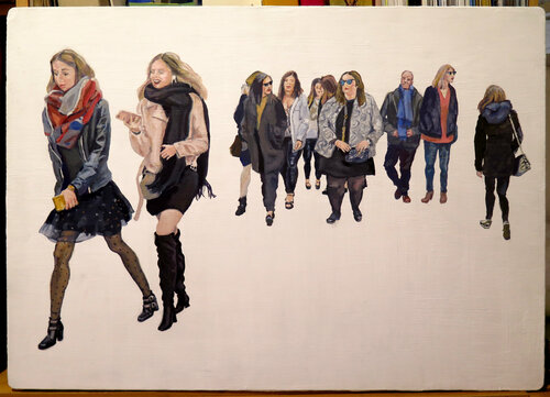 Viernes tarde par Jesús Manuel Moreno, Peinture en vente sur Singulart