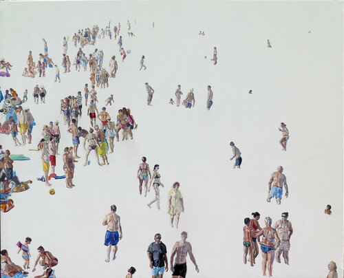 Paseando por La Romana di Jesús Manuel Moreno, Pittura in vendita su Singulart