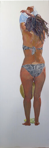 Al llegar a la playa par Jesús Manuel Moreno, Peinture en vente sur Singulart