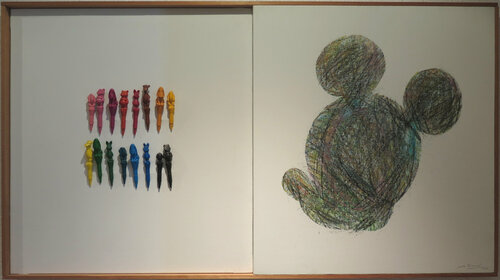 Mikey Mouse (díptico) de Jesús Manuel Moreno, Pintura a la venta en Singulart