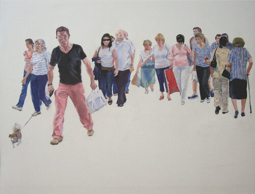 Cruzando el semáforo Jesús Manuel Moreno