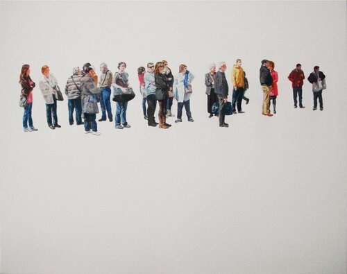 Esperando el autobús Jesús Manuel Moreno