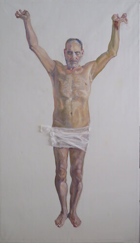 Cristo Cóvid von Jesús Manuel Moreno, Malerei kaufen auf Singulart