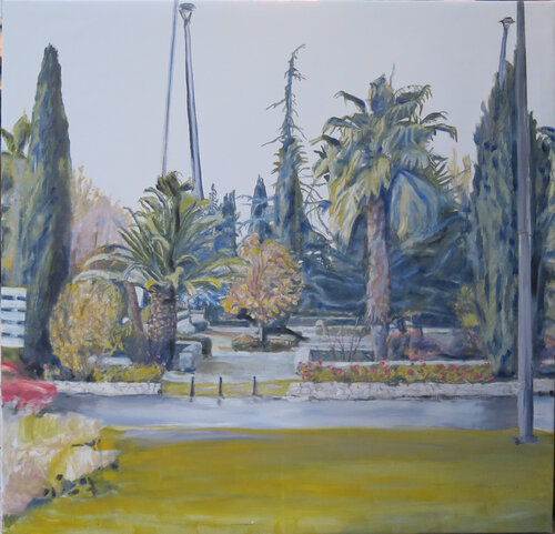 La rotonda de Recogidas de Jesús Manuel Moreno, Pintura a la venta en Singulart