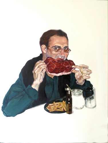 Chuletón sintético van Jesús Manuel Moreno, Schilderij te koop op Singulart