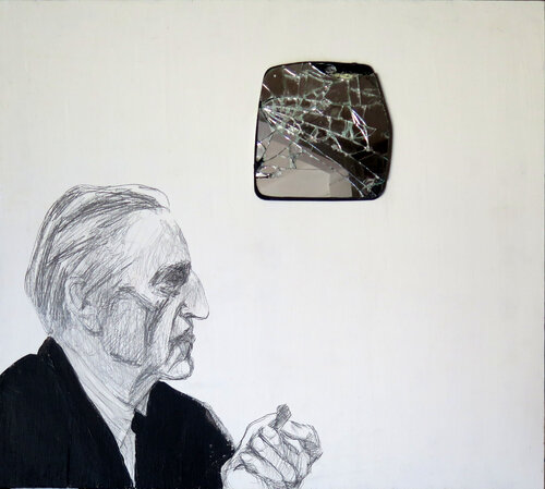 Duchamp y una pequeña novia trouvé par Jesús Manuel Moreno, Peinture en vente sur Singulart