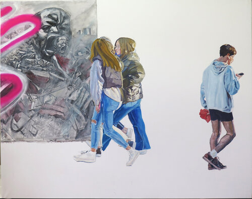 El eco de un grito van Jesús Manuel Moreno, Schilderij te koop op Singulart