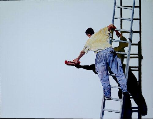 Cartel en blanco di Jesús Manuel Moreno, Pittura in vendita su Singulart