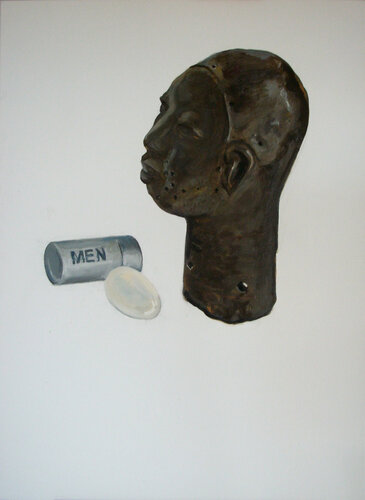 Naturaleza muerte Ife de Jesús Manuel Moreno, Pintura a la venta en Singulart