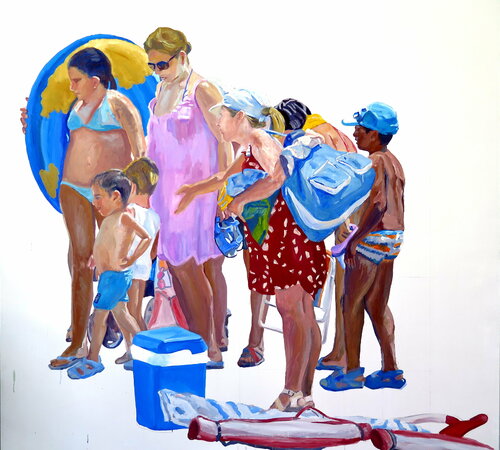 Ya le toca by Jesús Manuel Moreno, Painting for Sale on Singulart