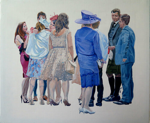 Boda en Escocia di Jesús Manuel Moreno, Pittura in vendita su Singulart