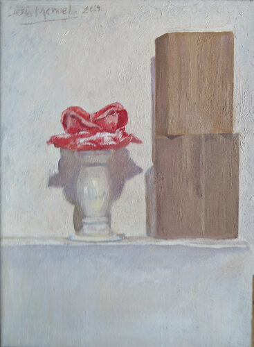 Homenaje a Morandi by Jesús Manuel Moreno, 회화 for Sale on Singulart