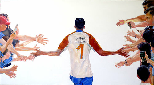 The Number 1 di Jesús Manuel Moreno, Pittura in vendita su Singulart