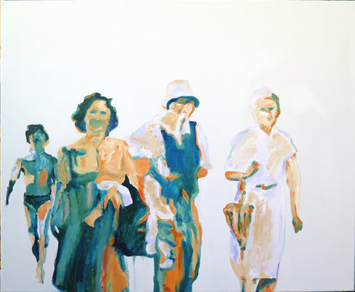 Pierre Bonnard y familia by Jesús Manuel Moreno, Painting for Sale on Singulart