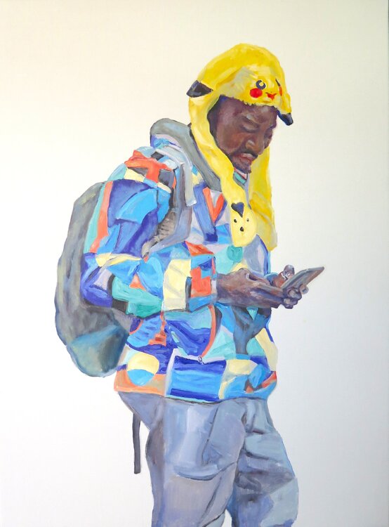 Vendedor de chapas Jesús Manuel Moreno