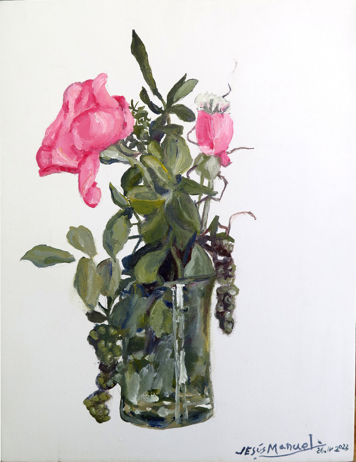 Dos rosas Jesús Manuel Moreno