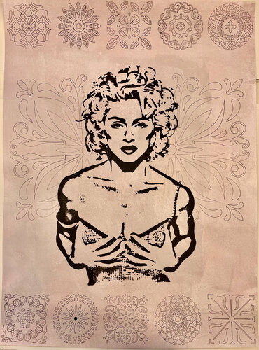 Madonna  des Mandalas de Maria-Isabel Brandis, Dibujo a la venta en Singulart