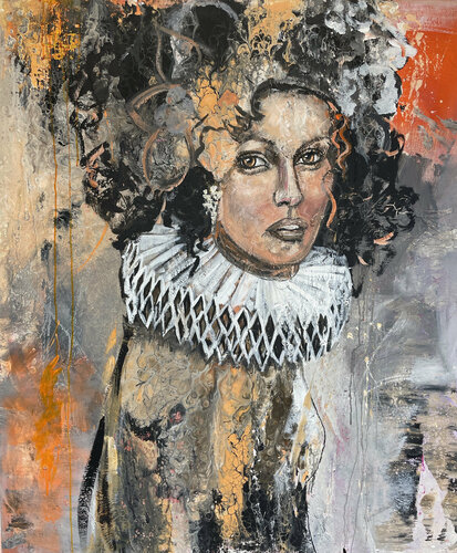 Rokoko Frauen 3 di Maria-Isabel Brandis, Pittura in vendita su Singulart