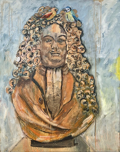 "Tag im Museum 2" de Maria-Isabel Brandis, Pintura a la venta en Singulart