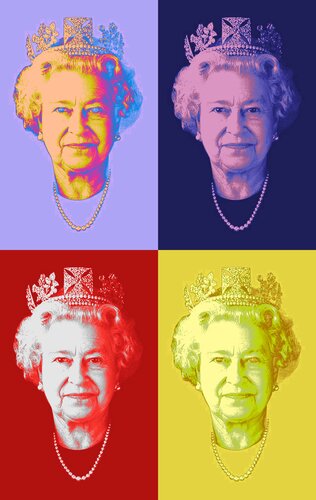 Queen Elizabeth II. van Maria-Isabel Brandis, Afdruk te koop op Singulart