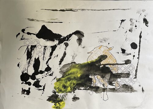 Toro Bravo 5 by Maria-Isabel Brandis, Work on Paper for Sale on Singulart