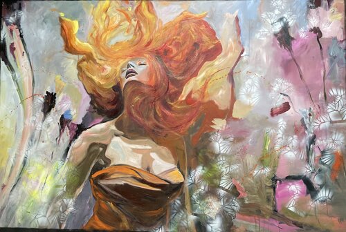 Free by Maria-Isabel Brandis, Painting for Sale on Singulart