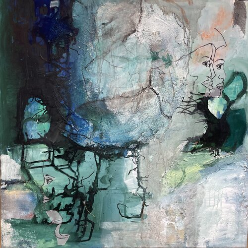 Verbindungen 10 van Maria-Isabel Brandis, Schilderij te koop op Singulart