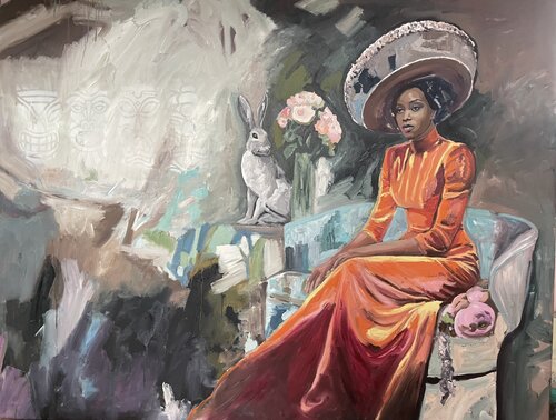 Kiwiana Maori. New Zealand van Maria-Isabel Brandis, Schilderij te koop op Singulart