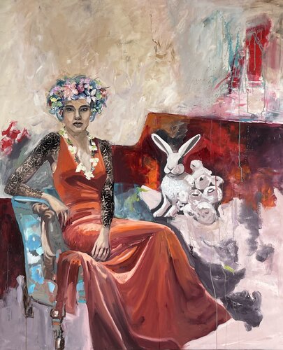 Iaorana .Polynesien di Maria-Isabel Brandis, Pittura in vendita su Singulart