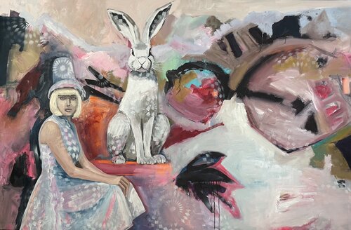 Alice in Europa van Maria-Isabel Brandis, Schilderij te koop op Singulart