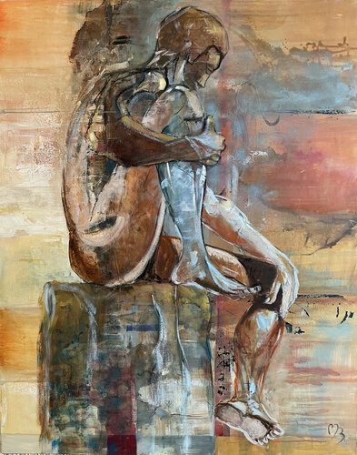 Der Denker by Maria-Isabel Brandis, Painting for Sale on Singulart